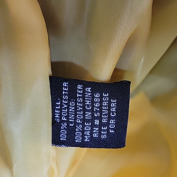 FASHION NOVA Jacket, Windbreaker, S, Navy/Yellow, EUC - Picture 7 of 9